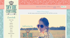 Desktop Screenshot of divinecoutureboutique.com